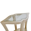 Michael Amini Malibu Crest Glass End Table