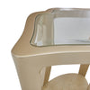 Michael Amini Malibu Crest Glass End Table