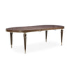 Michael Amini Villa Cherie Hazelnut Oval Dining Table