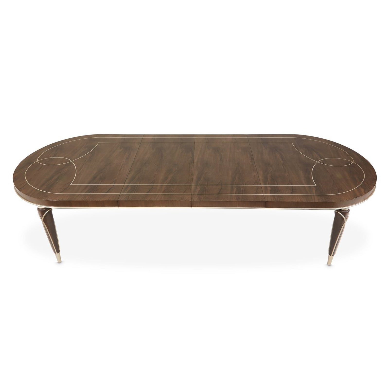 Michael Amini Villa Cherie Hazelnut Oval Dining Table