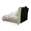 Michael Amini Villa Cherie Caramel Tufted Upholstered Bed