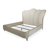 Michael Amini Villa Cherie Caramel Tufted Upholstered Bed