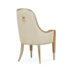 Michael Amini Villa Cherie Caramel Arm Chair