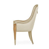 Michael Amini Villa Cherie Caramel Arm Chair