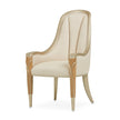 Michael Amini Villa Cherie Caramel Arm Chair