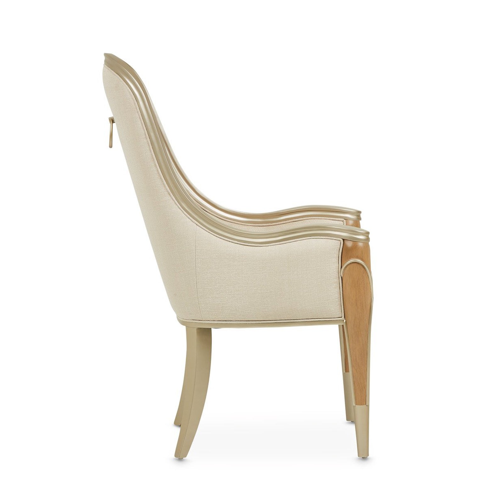 Michael Amini Villa Cherie Caramel Arm Chair