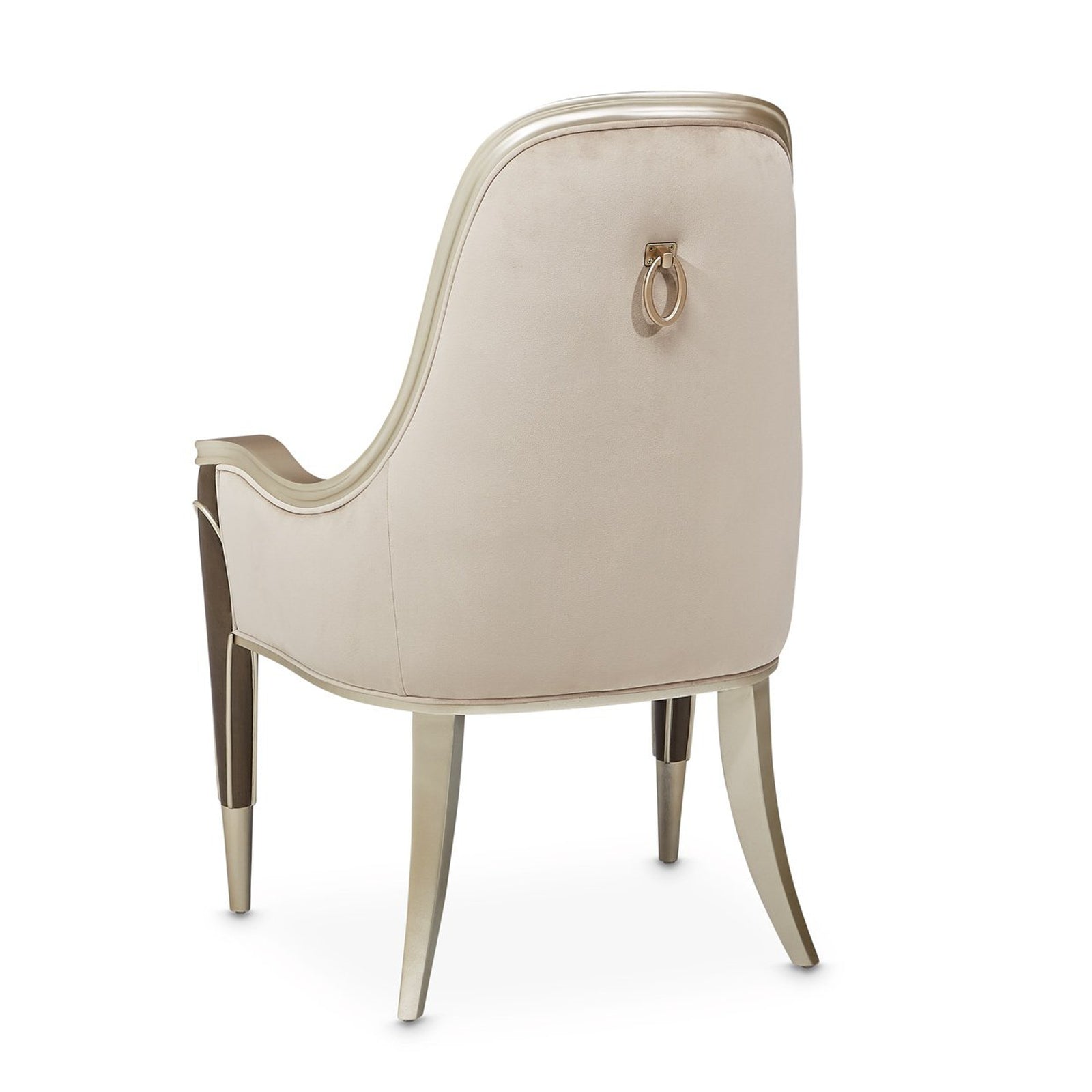 Michael Amini Villa Cherie Hazelnut Arm Chair