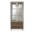 Michael Amini Villa Cherie Hazelnut Display Cabinet