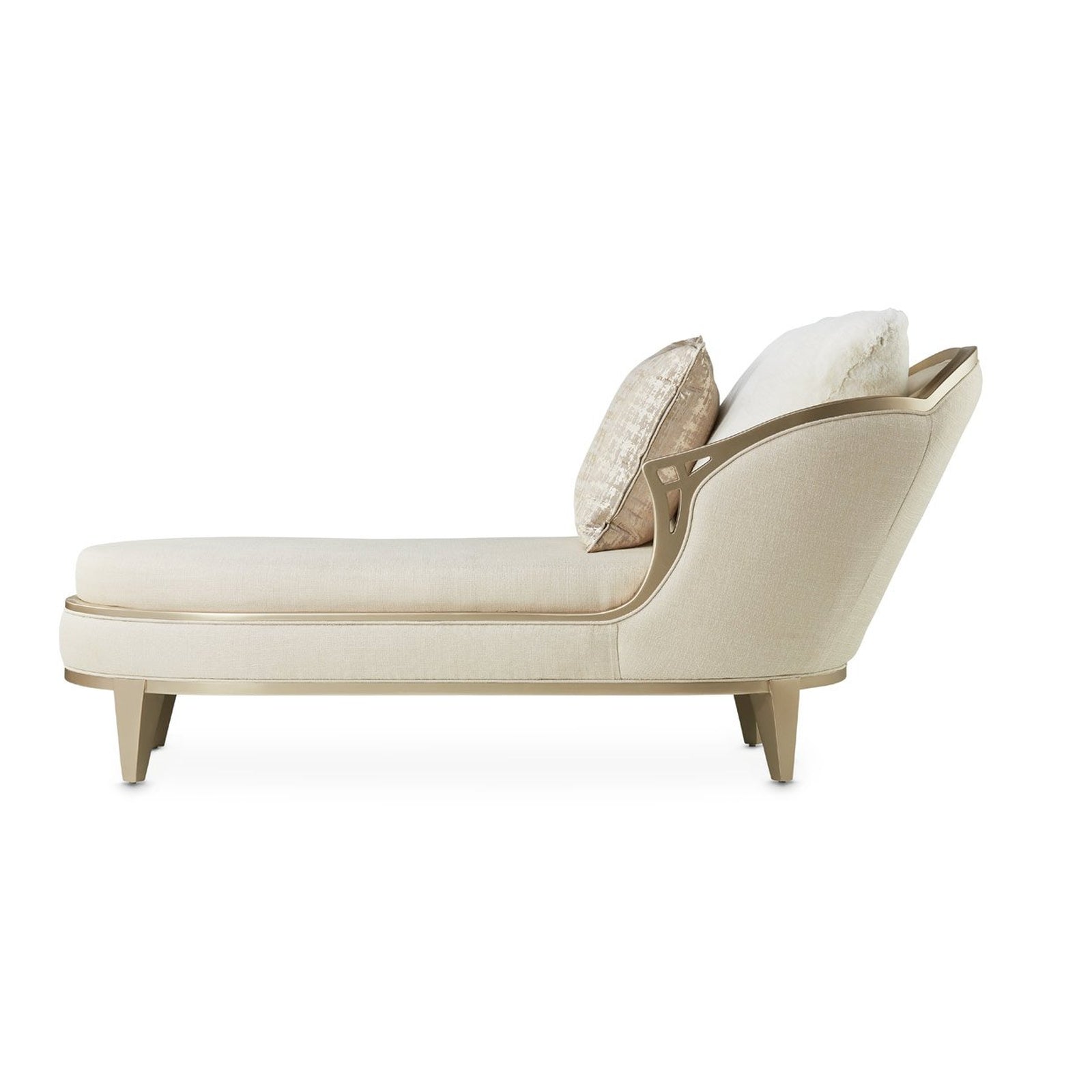 Michael Amini Villa Cherie Caramel Chaise