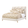 Michael Amini La Rachelle Upholstered Panel Bed