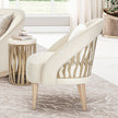 Michael Amini La Rachelle Flame Accent Chair