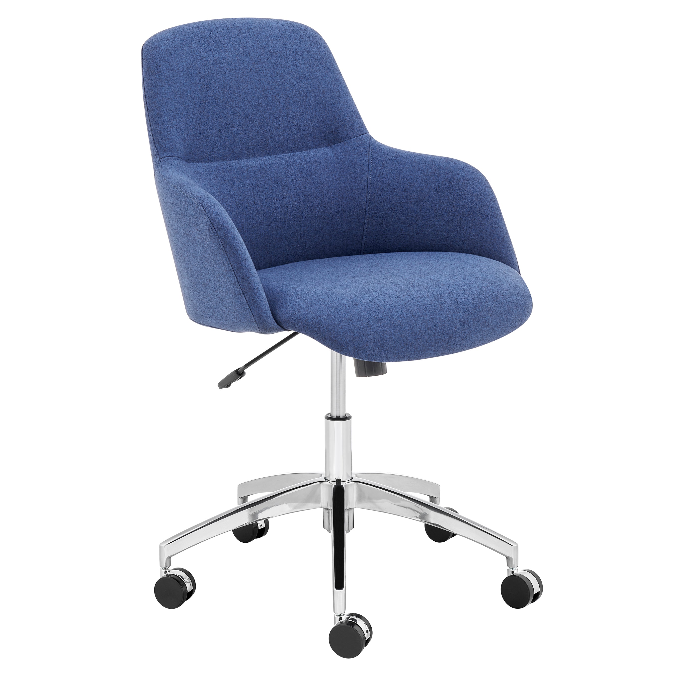 Euro Style Minna Office Chair with Polished Aluminum Base