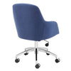 Euro Style Minna Office Chair with Polished Aluminum Base