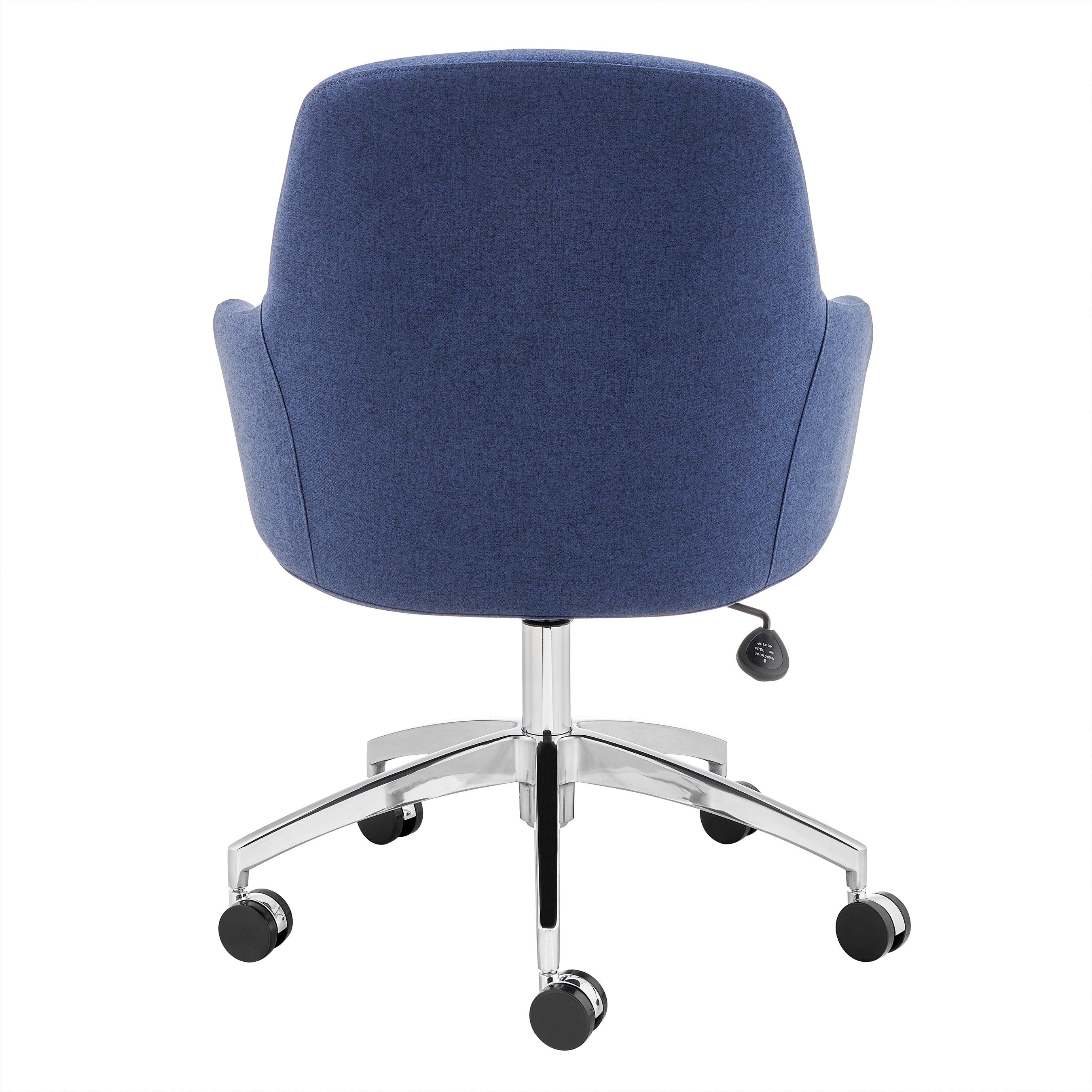 Euro Style Minna Office Chair with Polished Aluminum Base