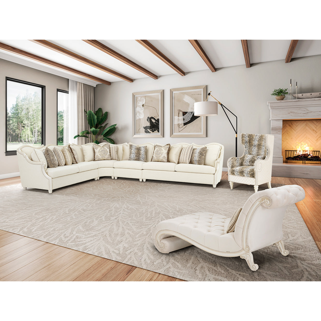 Michael Amini Chamberi Sectional