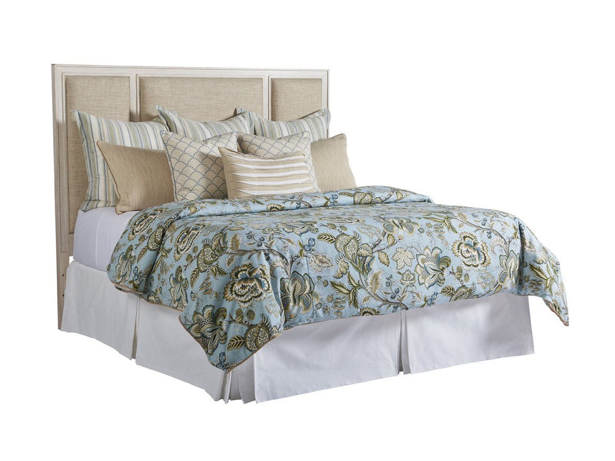 Barclay Butera Newport Crystal Cove Upholstered Panel Bed
