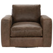 Bernhardt Dawkins Leather Swivel Chair