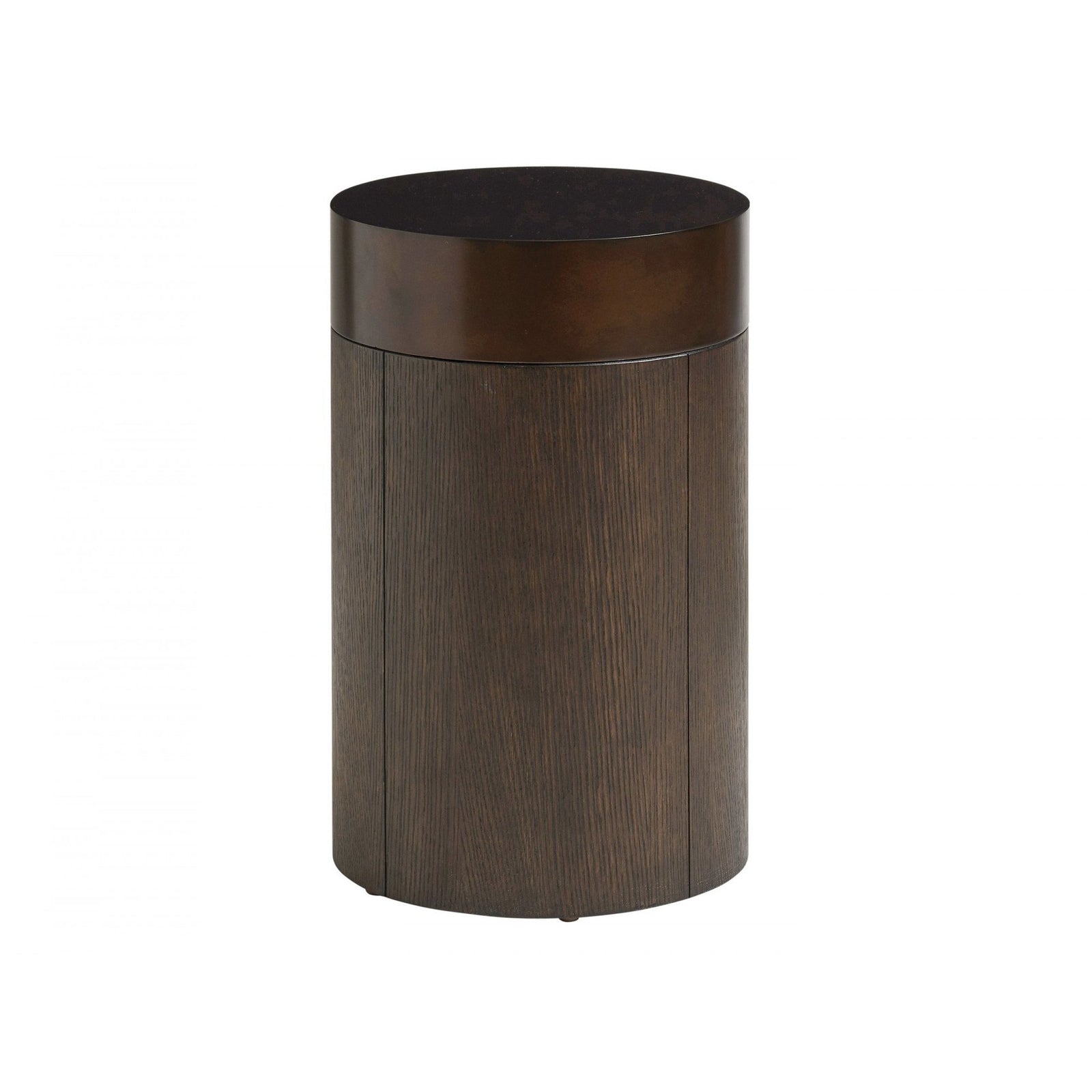 Barclay Butera Park City Black Diamond Round End Table