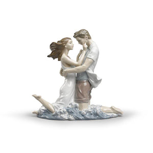 Lladro The Thrill of Love Couple Figurine