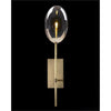John Richard Echo: Glass Globe Single-Light Wall Sconce