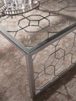 Artistica Home Honeycomb Rectangular Cocktail Table