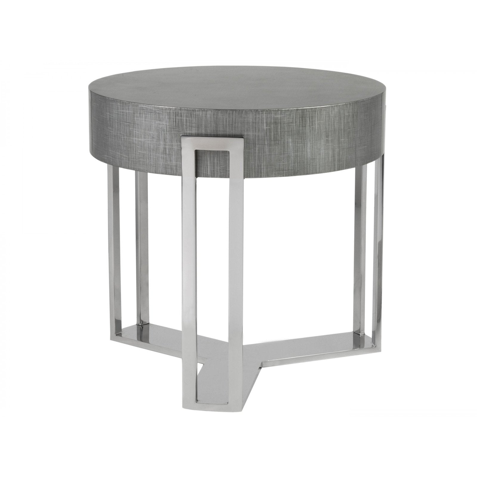 Artistica Home Iridium Round End Table