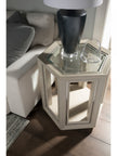 Artistica Home Zeitgeist Linen Hexagonal End Table