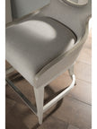 Artistica Home Zeitgeist Linen Upholstered Swivel Bar Stool