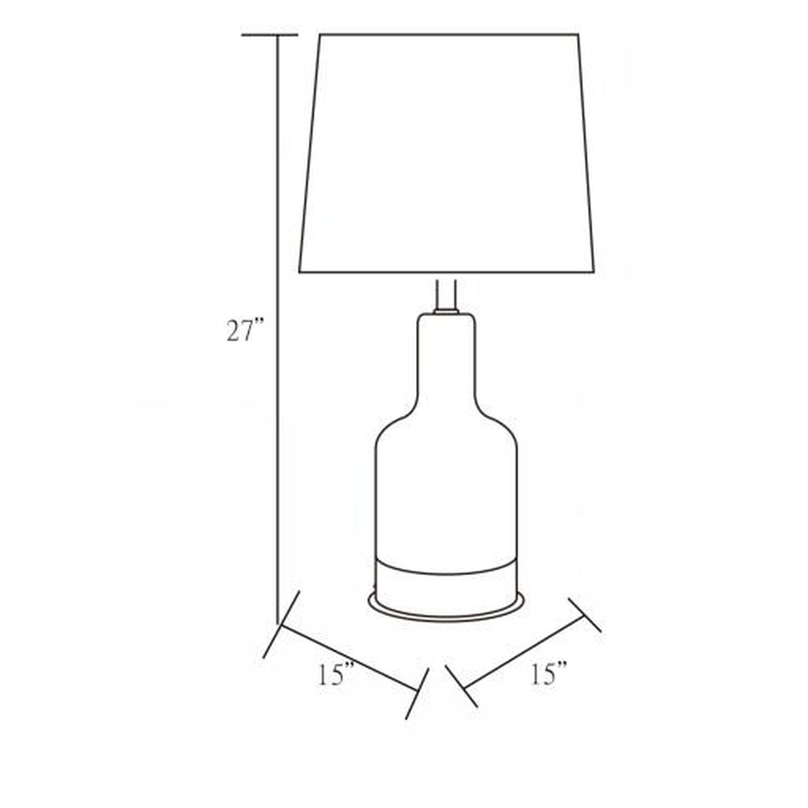 Surya Brae BRE-002 Table Lamp