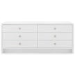 Villa & House Bryant Linen Extra Wide Large 6-Drawer by Bungalow 5