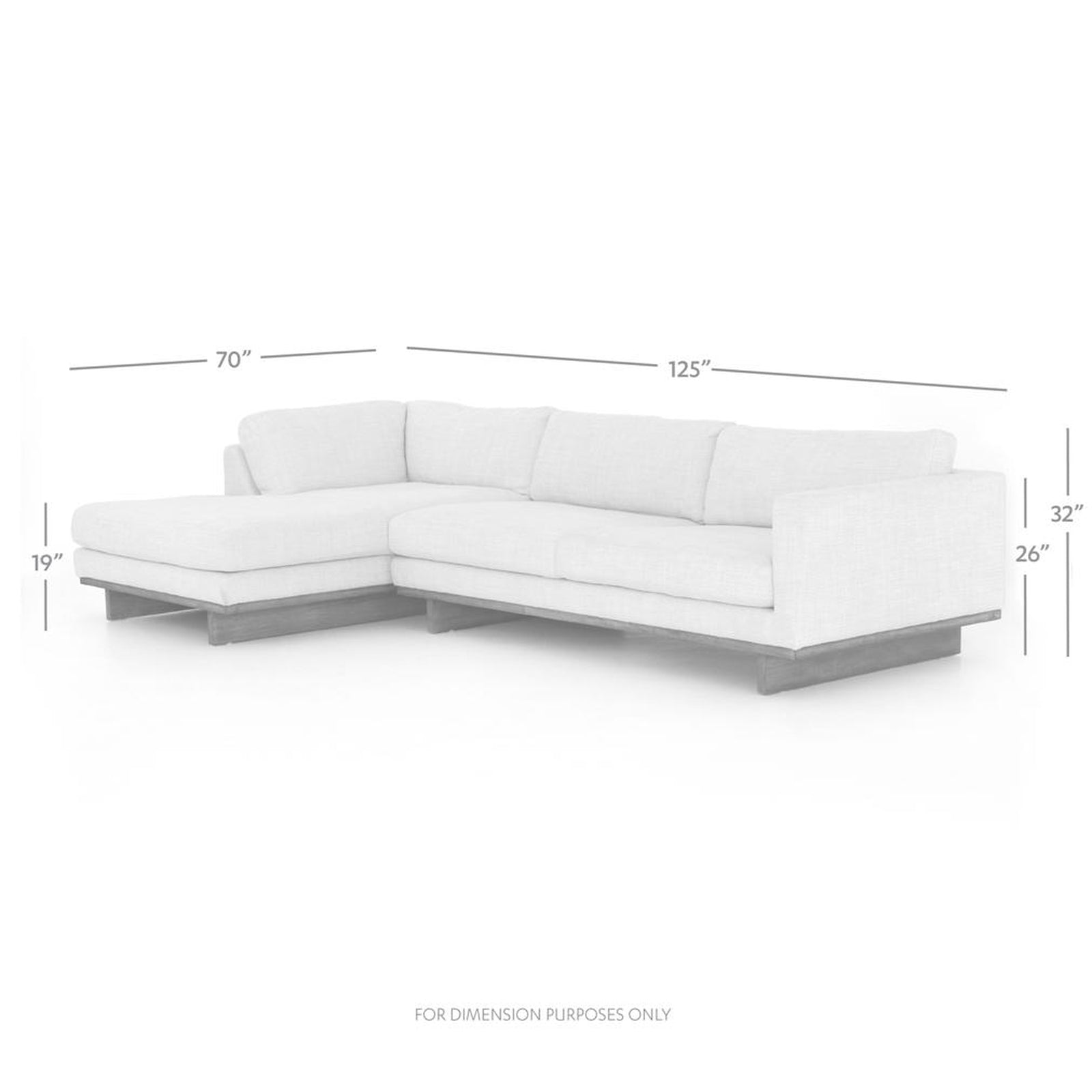 Four Hands Everly 2 PC Sectional