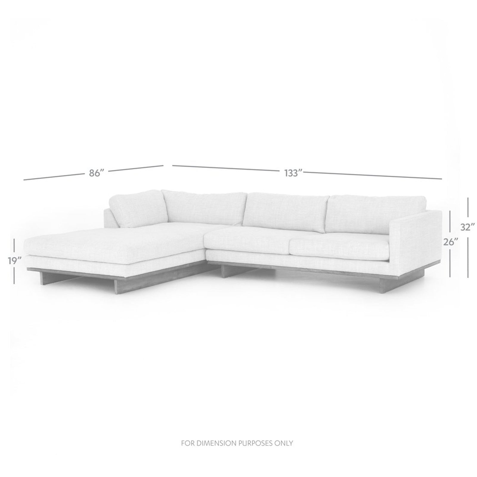 Four Hands Everly 2 PC Sectional