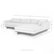 Four Hands Everly 2 PC Sectional