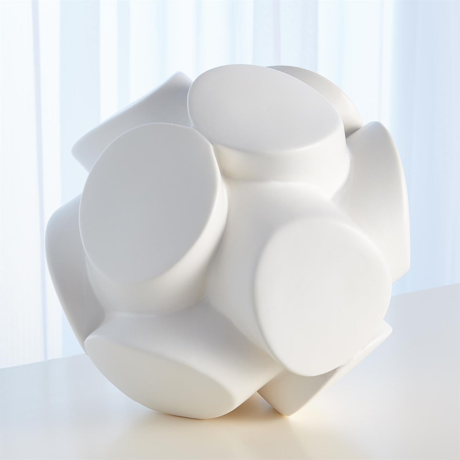 Global Views Mayet Sculpture-Matte White