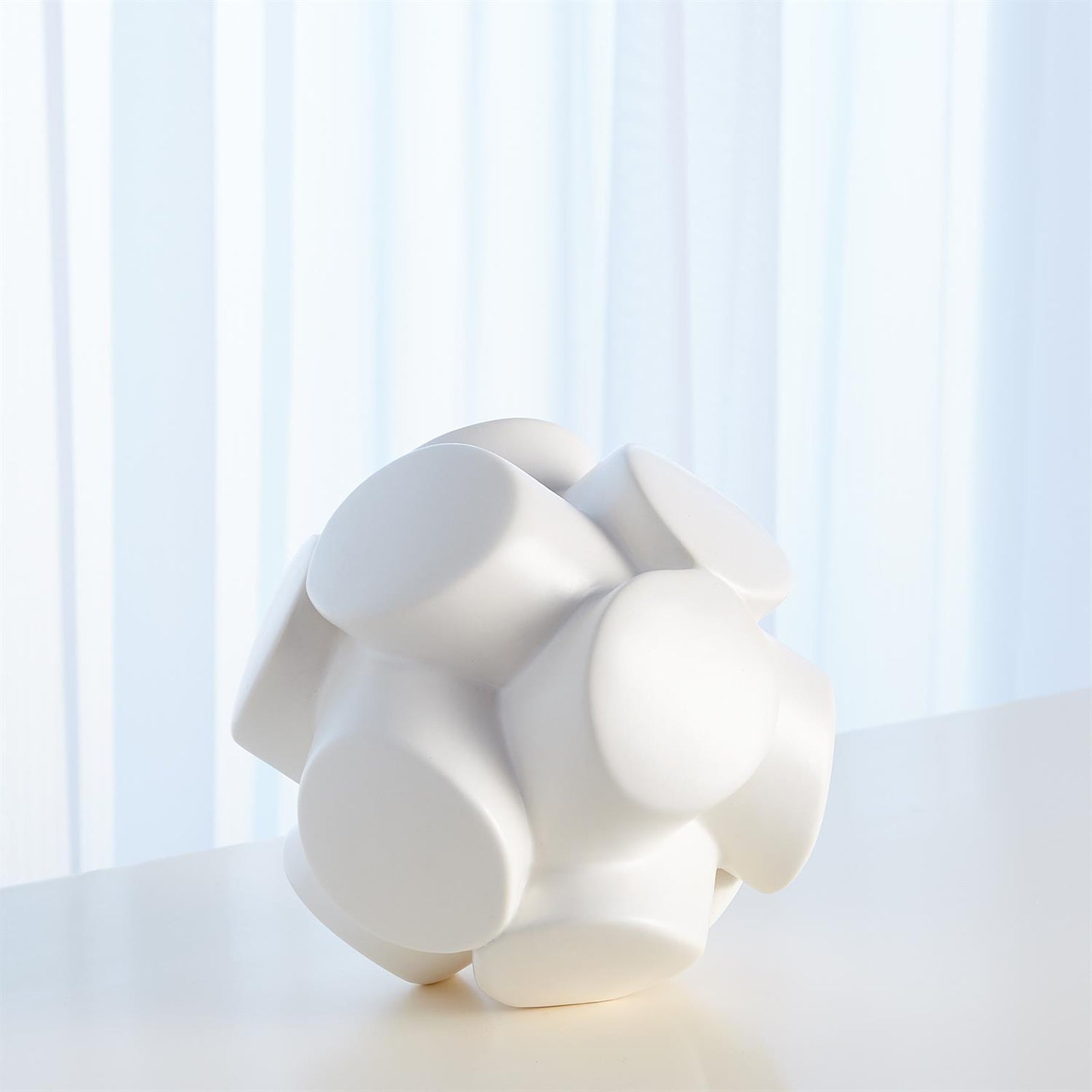 Global Views Mayet Sculpture-Matte White