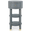 Villa & House Claudette 1-Drawer Round Side Table by Bungalow 5