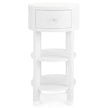Villa & House Claudette 1-Drawer Round Side Table by Bungalow 5