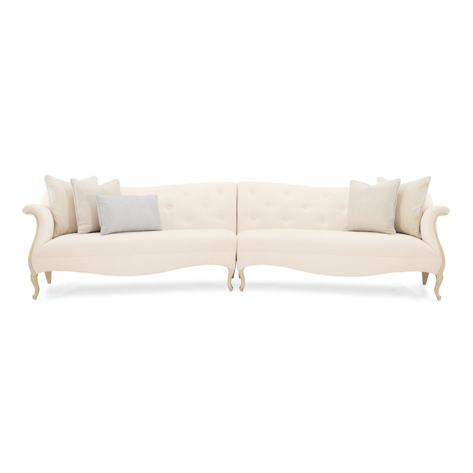 Caracole Two To Tango Loveseat Sectional