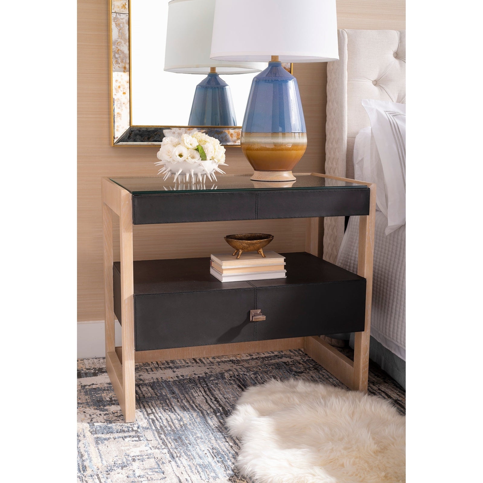 Villa & House Elton 1-Drawer Side Table