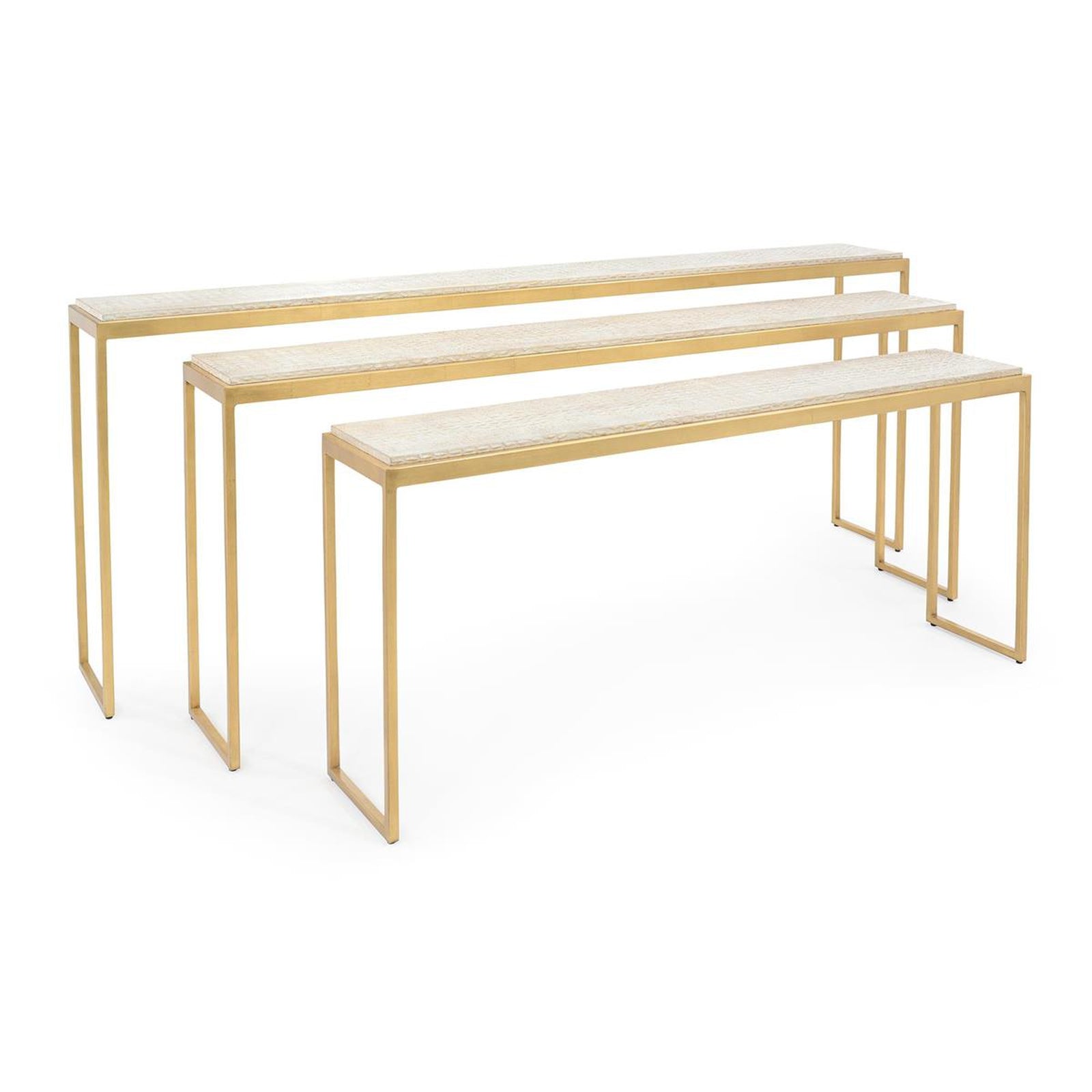 John Richard Set Of Three Kano Nesting Console Tables