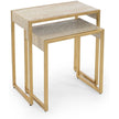 John Richard Kano Gilt Nesting End Tables