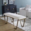 Uttermost Farrah Geometric Bench