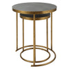 Uttermost Aragon Brass Nesting Tables - Set of 2