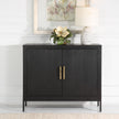 Uttermost Front Range Dark Oak 2 Door Cabinet