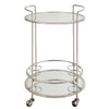 Uttermost Spritz Chrome Bar Cart