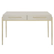 Uttermost Jewel Modern White Desk