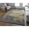 Feizy Amira 8633F Rug in Purple / Green