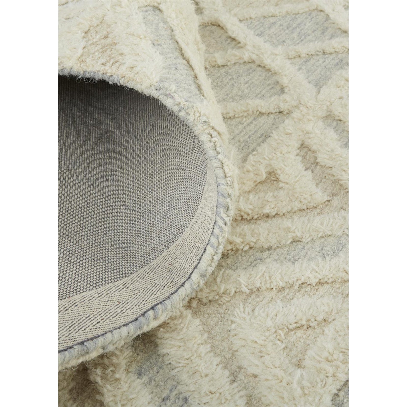 Feizy Anica 8005F Rug in Ivory / Blue