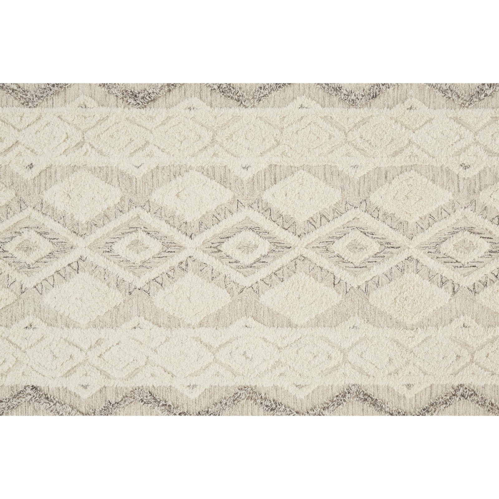 Feizy Anica 8006F Rug in Ivory / Gray