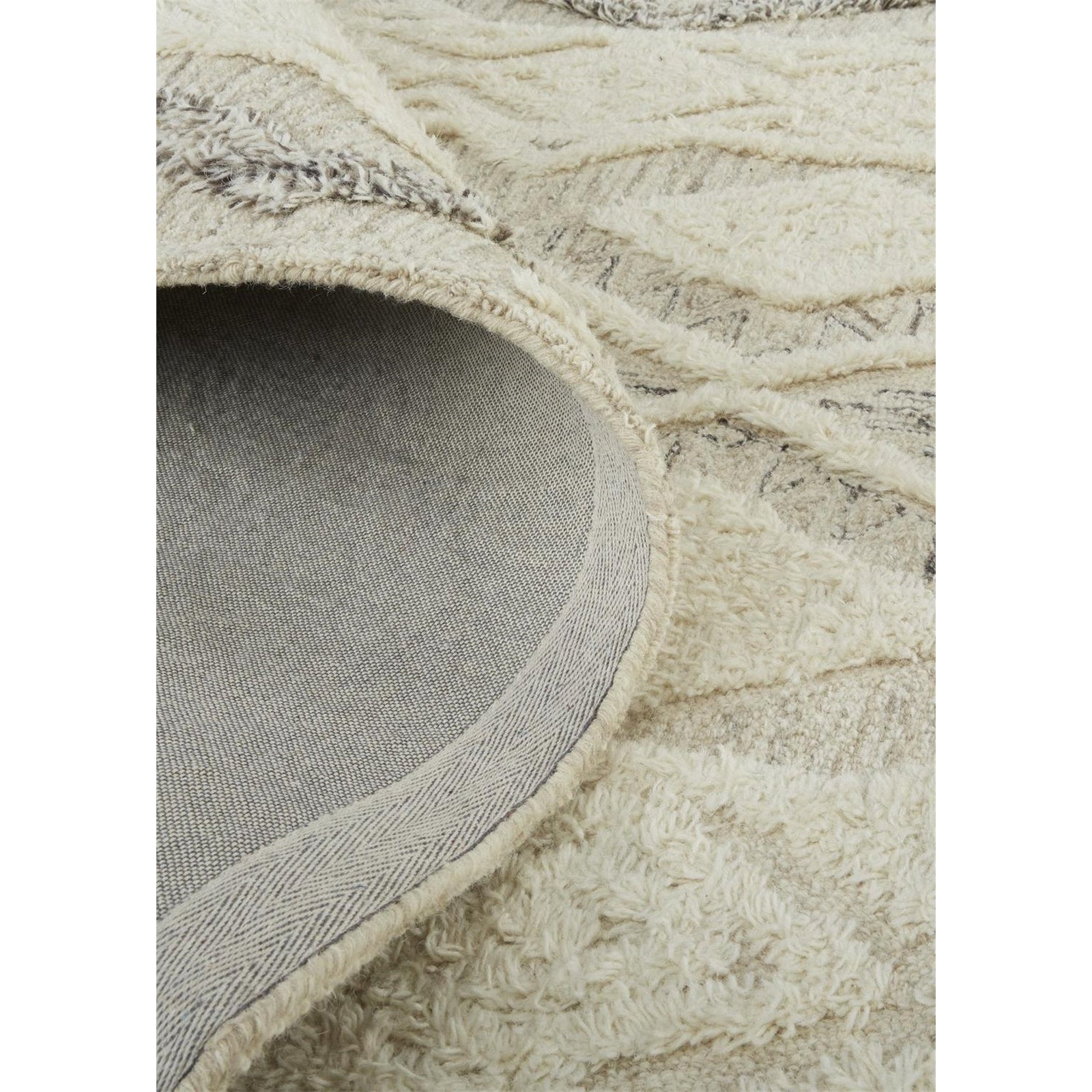 Feizy Anica 8006F Rug in Ivory / Gray